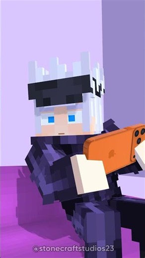 Gojo and Utahime Eating Ice Cream🍧🎮😍🤗 -Minecraft Short Animation #trending #shorts
