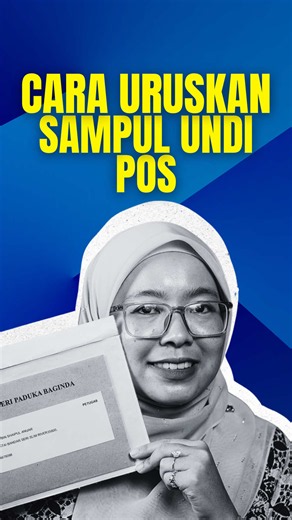 Awakk pengundi pos bagi PRU Dun Johor kali ni? Dah dapat sampul keutamaan? Macam mana nak buat? Meh tengok video ni ☺️
