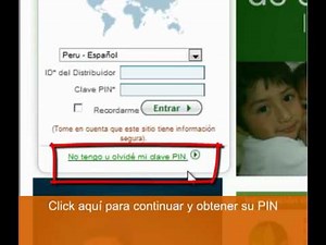 Cómo Crear Su Código Pin en Myherbalife