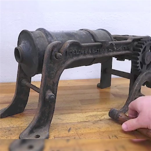 Bringing History to Life: 1890's Follows & Bate Sausage Stuffer Restoration - Part 1 #Restoration #Restorationvideos #restorationprojects #repair #oldthings #satisfying #asmr #vintagerestoration #antiques #toolrestoration #rusty #experiments #forging #restoring #metalwork | Tech Moments