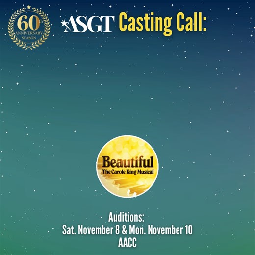 1K views |  Casting Call for Beautiful: The Carole King Musical...