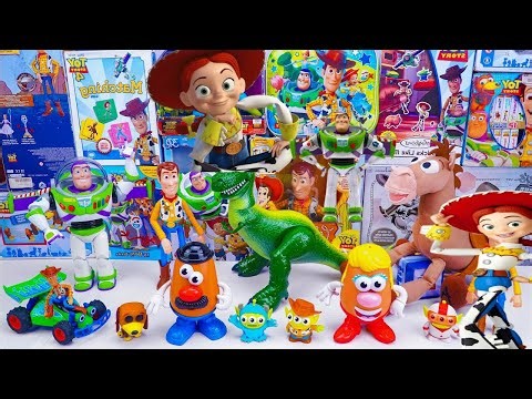 Unboxing Disney Pixar toy Story Toy Collection Review | Woody & Bullseye & Buzz Lightyear & Zurg