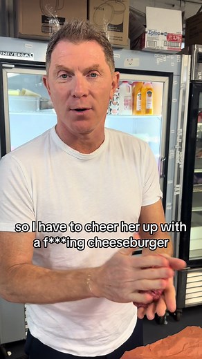 Bobby Flay's Triple Threat: Behind the Scenes Cheeseburger Cooking