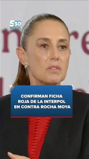 Interpol Red Notice Confirmed Against Rocha Moya | News 5:30 | Shorts