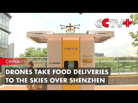 Drones Take Food Deliveries to the Skies over South China's Shenzhen | BIZTODAY