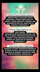 Tonight The Universe Is Changing Your Life ✨ #zodiacsigns