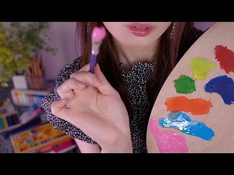 ASMR Painting Your Face🎨 / Face Paint RP, Personal Attention