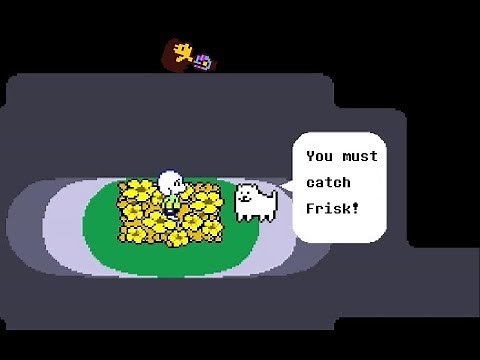 Undertale Frisk falling to death?