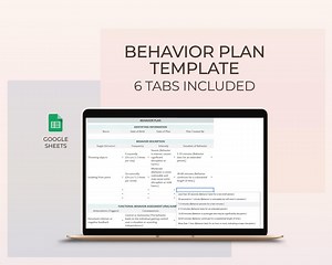 Behavior Plan Template Child Support Strategy Positive Interventions Behavior Management Tool Behaviour Sheet for Kids Teens Therapy Digital - Etsy