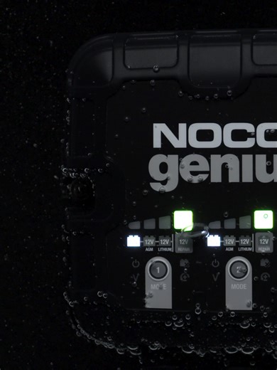 The waterproof battery charger you need on your boat. 🛥️🔌🔌💦 Meet the all-new GENPRO10X3. Similar to our GEN3, only better. It's 19% smaller and delivers 33% more power. It's one of the best performing onboard marine battery chargers we have ever made. A three-bank onboard battery charger rated at 30-amps (10-amps per bank) for 12-volt batteries, including marine, boat, starter, and deep-cycle batteries. #NOCO #batterycharger #boataccessories #boating