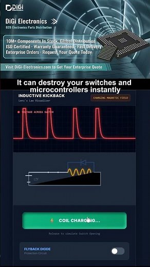 How to Protect Your Microcontroller from Voltage Spikes (The Flyback Diode)