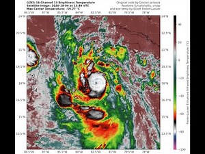 Hurricane Delta (2020) GOES-16 FozIR Satellite Imagery