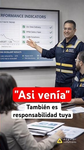 "Asi venían" también es responsabilidad tuya