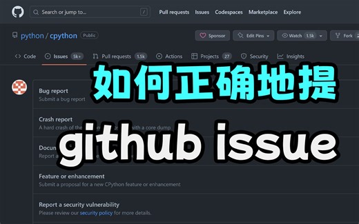 如何正确地提github issue？开源项目作者来和你聊聊这个重要技能