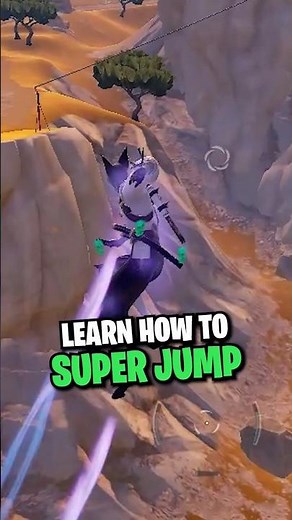 Learn how to super jump in Fortnite #fortnite #fortniteclips #zerobuild #fortnitechapter5