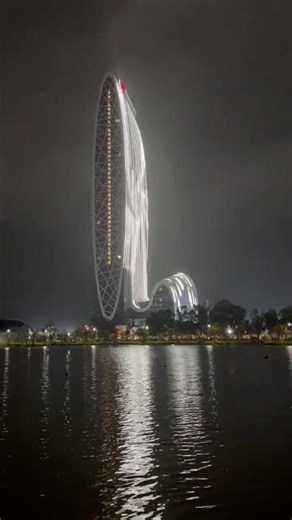 Batumi Night Tour | Stunning High-Rise Light Show & Riverside Park Walk 🌃✨