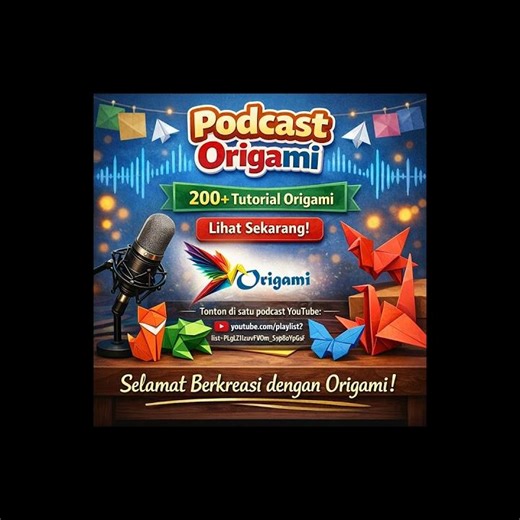 200+ Tutorial Origami Lengkap – Cara Melipat Kertas Pemula & Mahir