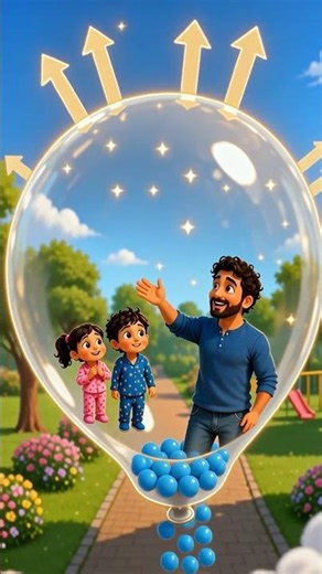 Why Do Balloons Float? Dad Shows the Answer #education #physics #family