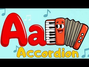 Learn the ABC for Kids with Nursery Rhymes - Musical Instruments A to Z