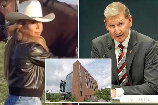 Ex-Ohio State president Ted Carter’s girlfriend would sneak through campus garage to get to his office, report reveals