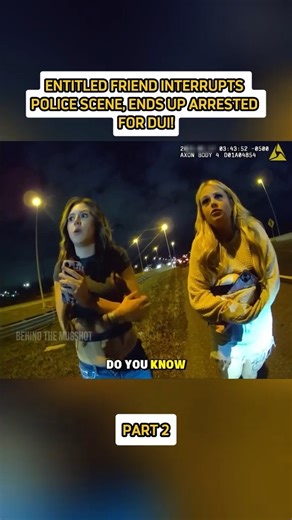 30K views · 575 reactions | I Was Just Checking on My Friend!” — Woman Interrupts Police Stop, Ends Up Arrested for DUI Herself Watch full video here https://brightmomments.com/2025/10/12/i-was-just-checking-on-my-friend-woman-interrupts-police-stop-ends-up-arrested-for-dui-herself/ | Cops Audit | Facebook