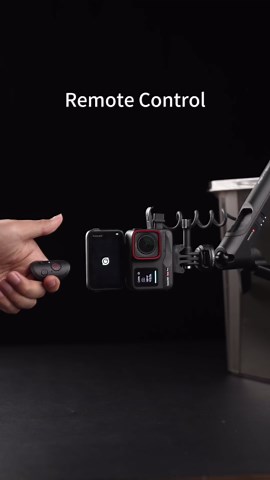 PGYTECH CapLock MantisPod Power for Insta360, 5000mAh Battery Grip Handle Mount, Quick Release Charging Selfie Stick & Remote Control, Vlog Attachment Tripod Monopod Bank for Insta360 X5/4, Phone