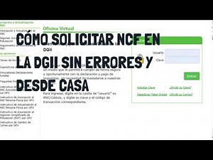 Cómo solicitar NCF en la DGII de manera fácil y rápida?