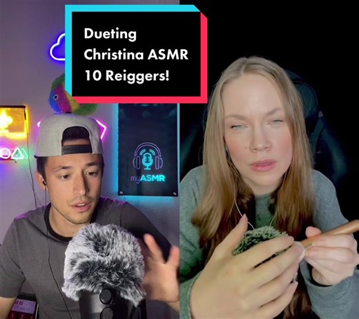 #duet with @christinaasmr Rating Christina ASMR’s 10 Triggers 1 Minute ASMR Video! Everybody go follow the 🐐! #asmr #coreyasmr #christinaasmr
