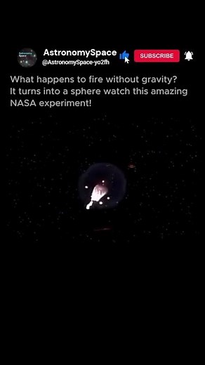 🔥 What Fire Looks Like in Zero Gravity on the ISS 🚀 | Microgravity Experiment