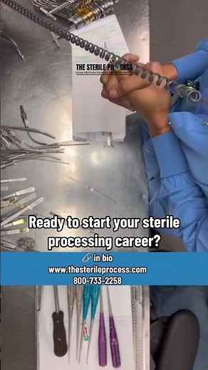 A day in the life of a Sterile Processing Tech! 🏥✨ From assembling a spinal fixation tray 🛠️➡️