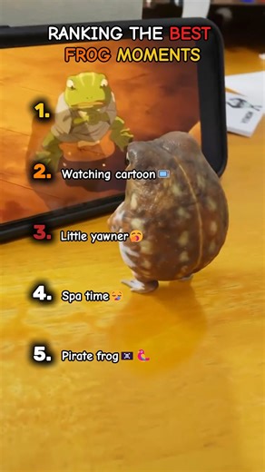 Ranking the Best Frog Moments 🐸 (Wait Until #1!)#shorts