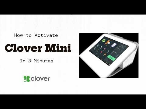Clover Mini Activation in 3 Minutes
