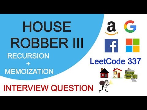 House Robber III | Binary Tree | Recursion + Memoization | LeetCode 337 | C++ | Python