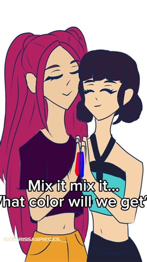 Rissa !!💕 on Instagram: "Finally a new reel I made in a few hours 🙂‍↕️ I need to doodle more hhnng also I missed drawing huntrix they’re so cuties . #kpopdemonhunters #huntrix #polytrix #reel #fanart"