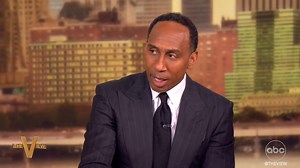 "I think it was a huge mistake for her not to go on Joe Rogan," Stephen A. Smith says of Vice Pres. Harris. "I really, really believed wholeheartedly that wherever Trump went, she should have gone." "I don't blame her. I blame the people that were running her campaign," he adds. | The View