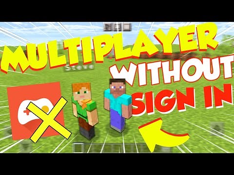 HOW TO PLAY MULTIPLAYER IN MINECRAFT POCKET EDITION WITHOUT SIGN IN | MCPE 1.16.201 2021