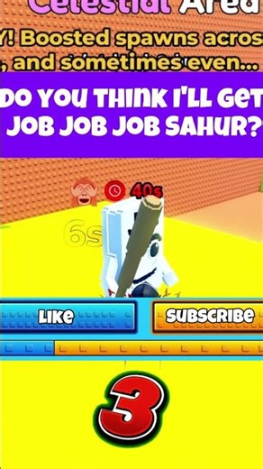 Will I Get JOB JOB JOB SAHUR Brainrot?! 🌊😱 #roblox #escapetsunamiforbrainrots