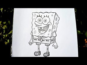 How to Draw SpongeBob Step by Step 🧽 | Easy Pencil Drawing Tutorial for Beginners