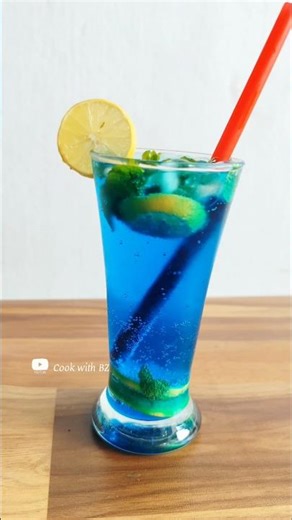 Blue Curacao Mojito Recipe | Mojito Recipe | Blue Mojito | #mojito #shorts #summerdrinks #drinks
