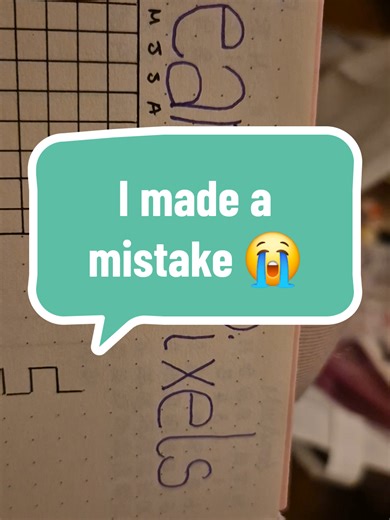 #BulletJournal #YearInPixels #Mistake #Journalling | Bullet Journal