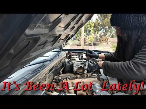 Living Off-grid Isn't Always Easy "Smile & Continue On!!" Freezing Temps & Vehicle Problems