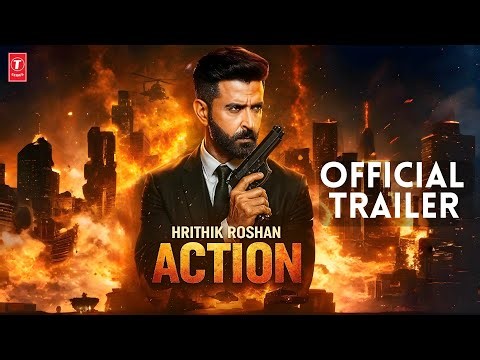 ACTION - Official Trailer | Hrithik Roshan | Action Thriller Bollywood Movie 2025
