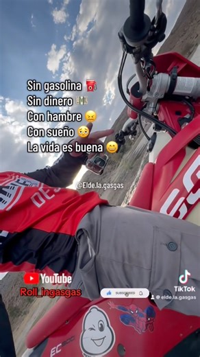 No hay dinero 💵 pero hay gasgas 🏍️ #motocross #motovlog #fyp #enduro #moto #gasgas
