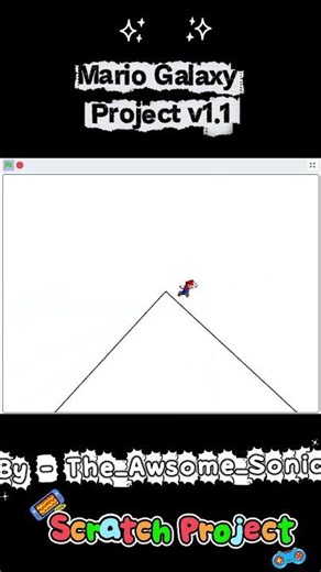 Mario Galaxy Project v1.1 Scratch Project Game play