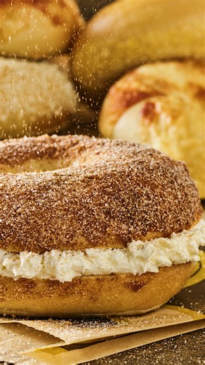 🔥Now Baking🔥Stop in and choose from over 20 bagel flavors, fresh from the oven. | Einstein Bros. Bagels