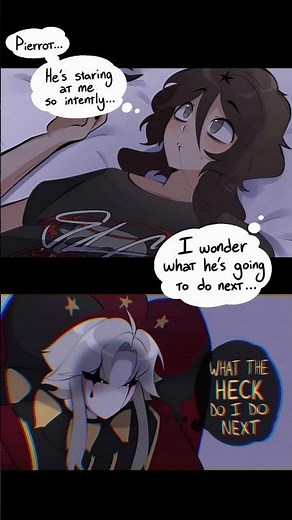 Pierrot's Plan!?😳😈Pierrot x MC👀❤️The Freak Circus Comic Dub