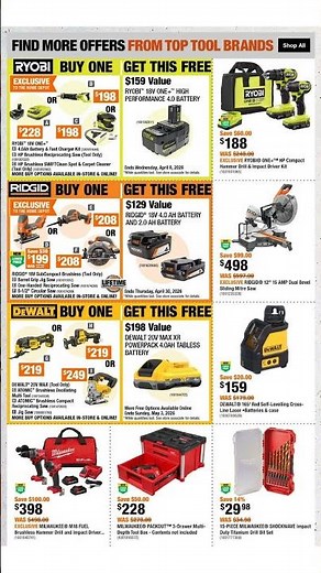 Home Depot weekly flyer / circulaire Feb 26 - Mar 18