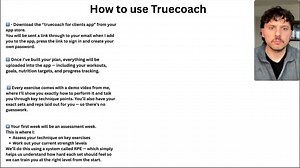 How to use Truecoach