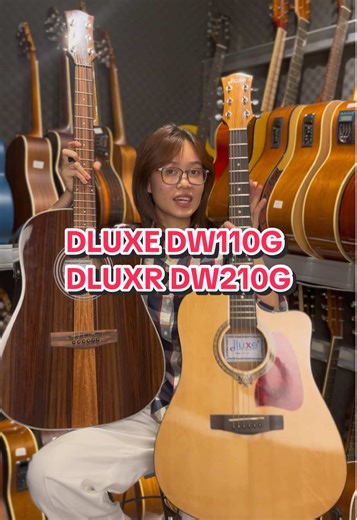 Perbandingan Gitar Akustik DLuxe DW110G dan DW210G