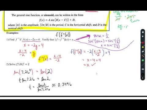 Unit1Day3BC: Inverse Functions, Logarithms, and Trigonometric Functions